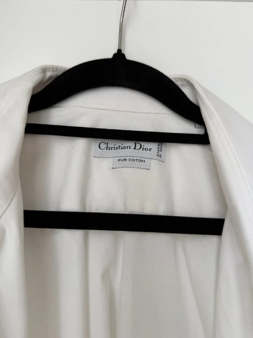 Christian Dior Boyfriend Oversize White shirt